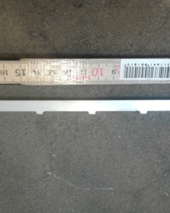 Flat iron w/tags - Rail top 5mm SST f/Shutter SR25